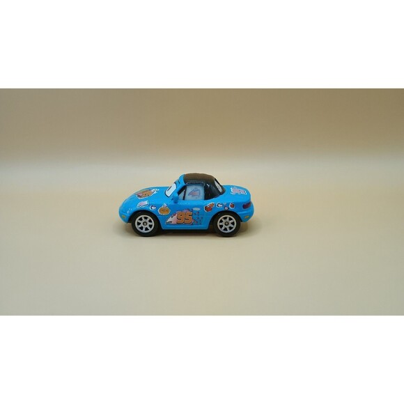 Disney Pixar Mazda MX-5 Light Blue Miata Diecast World of Cars 1:64 - NICE - Picture 2 of 7
